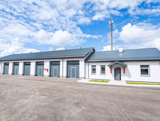 Uroczyste oddanie do użytku budynku administracyjno-socjalnego wraz z magazynem soli (zdjęcia)