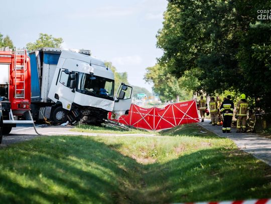 Wypadek na DK12 (zdjęcia)