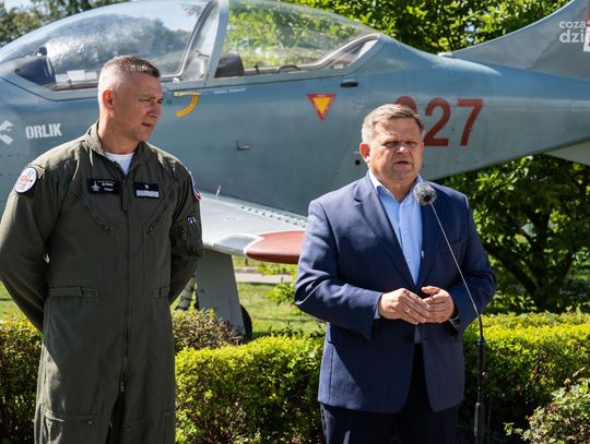 Briefing dot. Air Show z udziałem Wojciecha Skurkiewicza (zdjęcia)