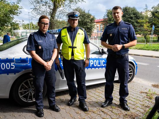 Briefing pt. "Bezpieczna droga do szkoły" (zdjęcia)