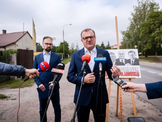 Briefing dotyczący starań o pieniądze na przebudowę ul. Wolanowskiej (zdjęcia)