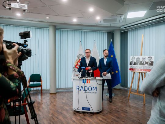 Konferencja w sprawie dofinansowania przebudowy ulicy Wolanowskiej (zdjęcia)