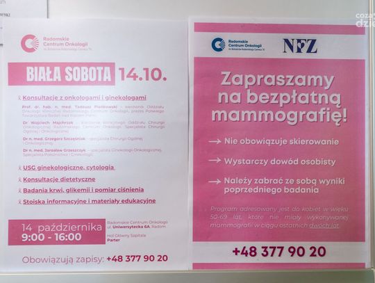 Biała sobota w Radomskim Centrum Onkologii (zdjęcia)
