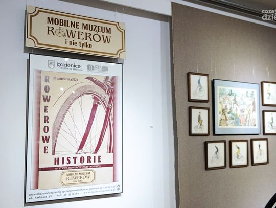 Wystawa Mobilnego Muzeum Rowerów w Muzeum Regionalnym w Kozienicach (zdjęcia)
