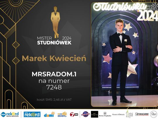 Mister Studniówek 2024 - sylwetki kandydatów