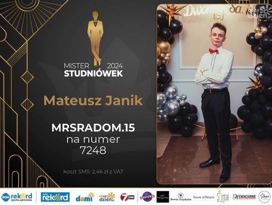 Mister Studniówek 2024 - sylwetki kandydatów