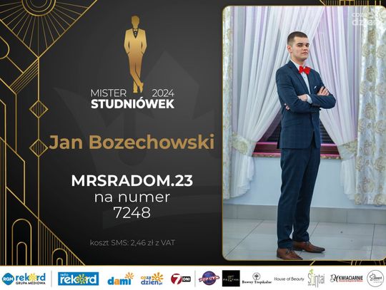 Mister Studniówek 2024 - sylwetki kandydatów