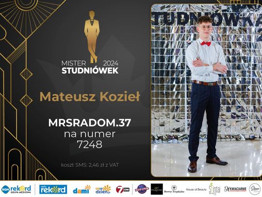Mister Studniówek 2024 - sylwetki kandydatów