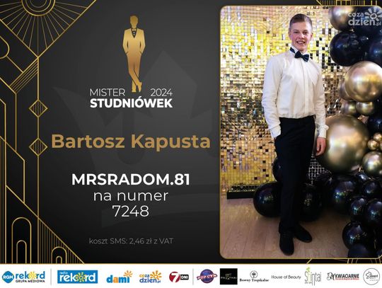 Mister Studniówek 2024 - sylwetki kandydatów