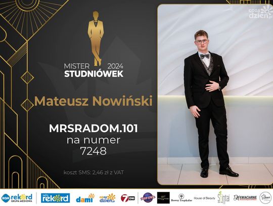 Mister Studniówek 2024 - sylwetki kandydatów