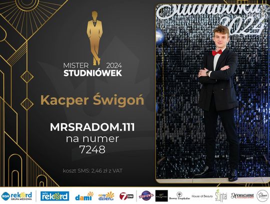 Mister Studniówek 2024 - sylwetki kandydatów