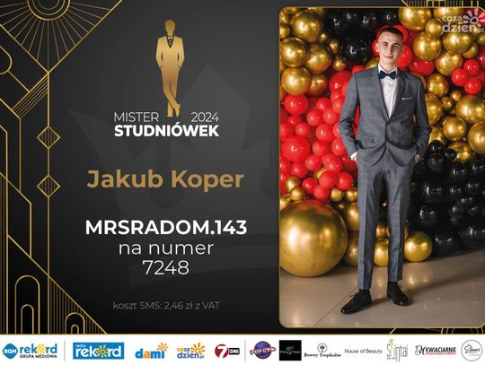 Mister Studniówek 2024 - sylwetki kandydatów