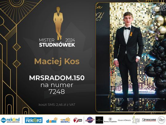 Mister Studniówek 2024 - sylwetki kandydatów