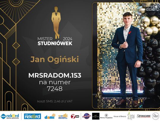Mister Studniówek 2024 - sylwetki kandydatów