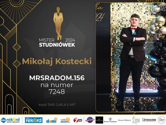 Mister Studniówek 2024 - sylwetki kandydatów