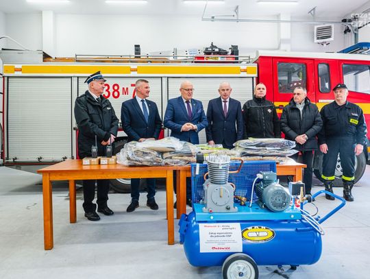 Wsparcie dla strażaków z OSP Kosów, Kowala-Stępocina, Ruda Mała i Bardzice (zdjęcia)