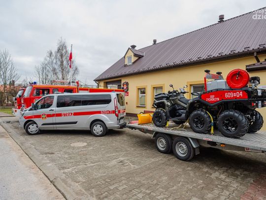 Sprzęt dla OSP z gminy Rusinów (zdjęcia)
