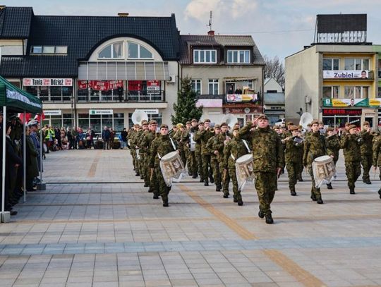 Przysięga wojskowa Ośrodka Reprezentacyjnego WOT w Ciechanowie