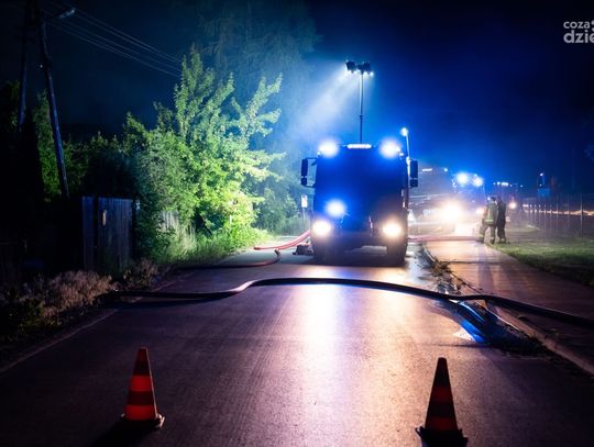 Pożar budynku w Rajcu Szlacheckim (zdjęcia)