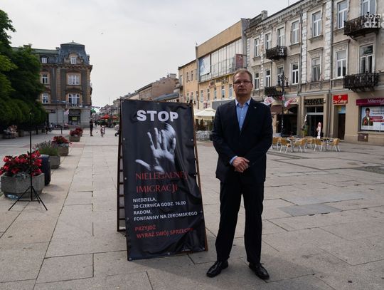 Protest - Stop nielegalnej imigracji (zdjęcia)