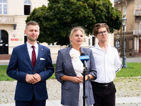 Konferencja prasowa Marty Ratuszyńskiej dot. środków finansowych dla radomskich szpitali (zdjęcia)