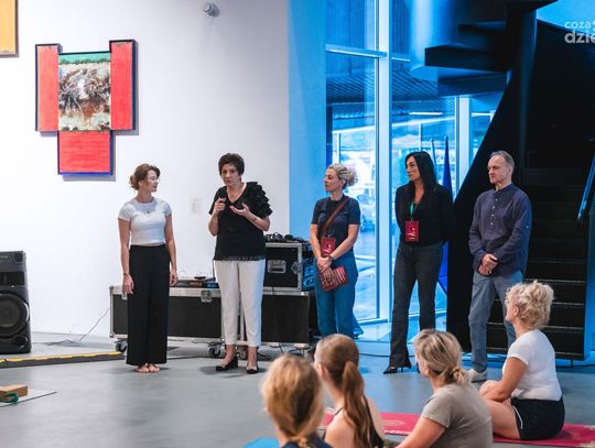 Budżet Obywatelski Mazowsza - Joga w MCSW Elektrownia (zdjęcia)