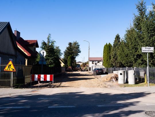 Prace drogowe na ul. Równej (zdjęcia)