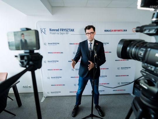 Konferencja prasowa Konrada Frysztaka (zdjęcia)