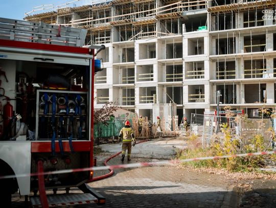 Pożar przy ul. Struga (zdjęcia)