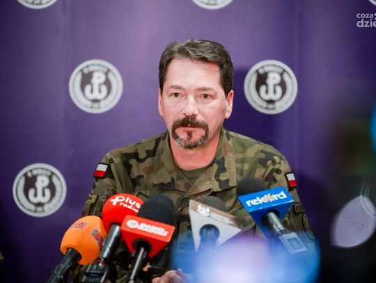 Briefing prasowy 6 Mazowieckiej Brygady Obrony Terytorialnej (zdjęcia)