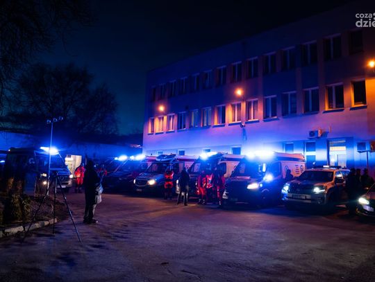Zespoły Ratownictwa Medycznego oddały hołd zmarłemu tragicznie Ratownikowi Medycznemu (zdjęcia)