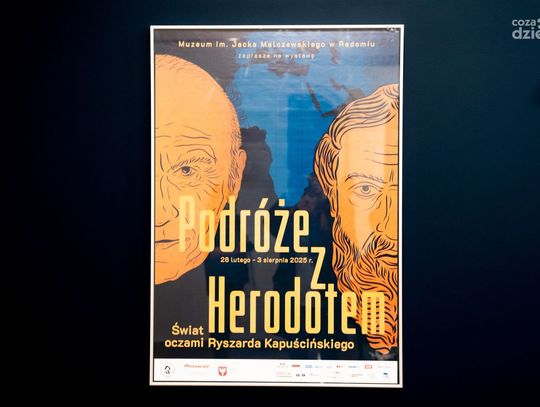 Konferencja prasowa dot. nowej wystawy w Muzeum im. Jacka Malczewskiego - "Podróże z Herodotem. Świat oczami Ryszarda Kapuścińskiego (zdjęcia)