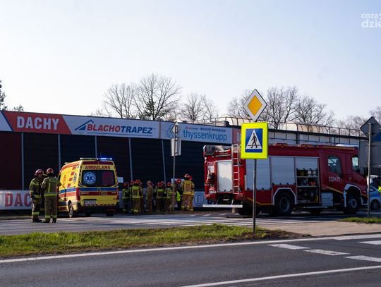 Wypadek drogowy na ul. Warszawskiej (zdjęcia)