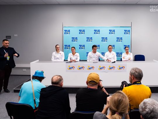 Konferencja prasowa reprezentacji Polski przed BJK Cup (zdjęcia)