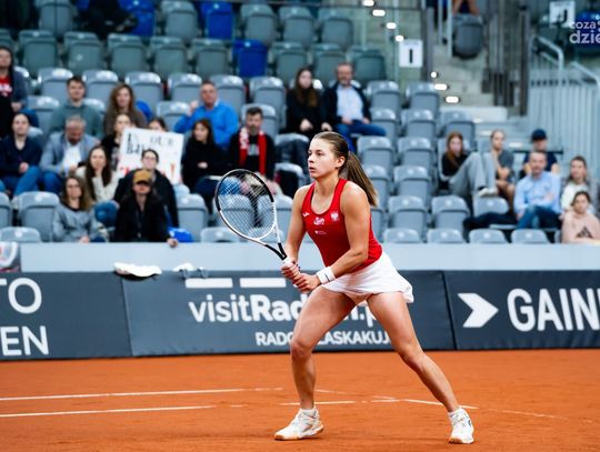 BJK Cup: Martyna Kubka / Maja Chwalińska - Celine Naef / Jil Teichmann (zdjęcia)