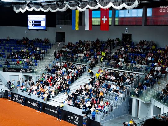 BJK Cup Radom 2025: Kibice na meczu Polska - Ukraina (zdjęcia)