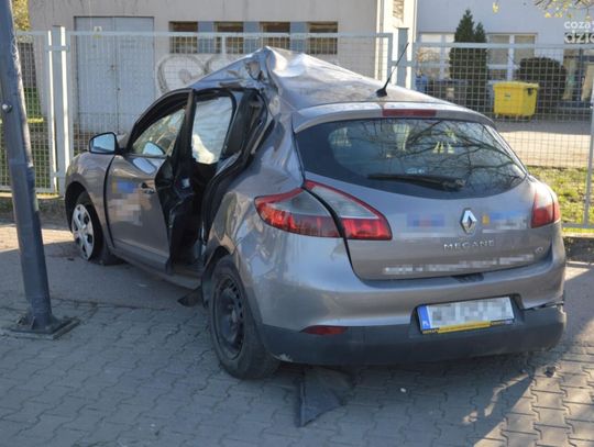 Wypadek na skrzyżowaniu Maratońskiej i Dębowej