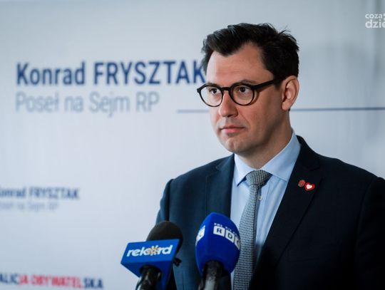 Konferencja prasowa posła Konrada Frysztaka (zdjęcia)
