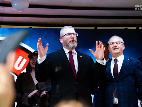 Spotkanie z Grzegorzem Braunem w Radomiu (zdjęcia)