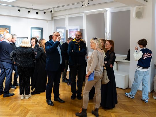 Wernisaż wystawy "Gest akwareli" w Łaźni (zdjęcia)