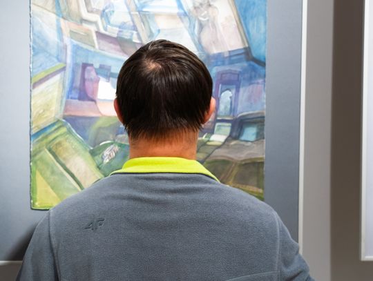 Wernisaż wystawy "Gest akwareli" w Łaźni (zdjęcia)