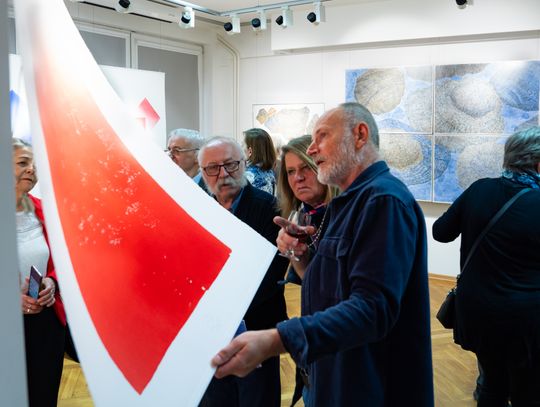 Wernisaż wystawy "Gest akwareli" w Łaźni (zdjęcia)