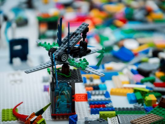 Twórcze warsztaty LEGO w Kamienicy Deskurów (zdjęcia)