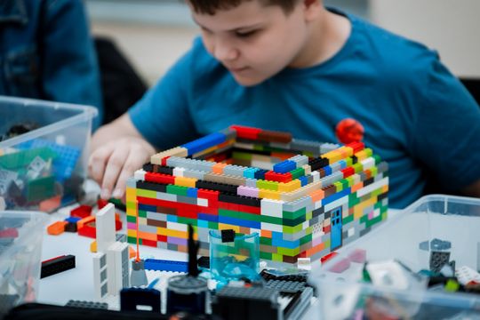 Twórcze warsztaty LEGO w Kamienicy Deskurów (zdjęcia)