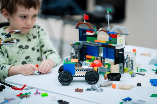 Twórcze warsztaty LEGO w Kamienicy Deskurów (zdjęcia)