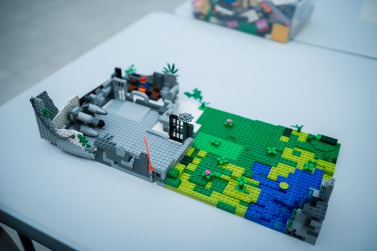 Twórcze warsztaty LEGO w Kamienicy Deskurów (zdjęcia)