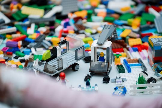 Twórcze warsztaty LEGO w Kamienicy Deskurów (zdjęcia)