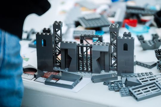Twórcze warsztaty LEGO w Kamienicy Deskurów (zdjęcia)