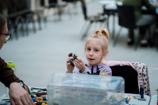 Twórcze warsztaty LEGO w Kamienicy Deskurów (zdjęcia)