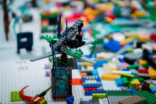 Twórcze warsztaty LEGO w Kamienicy Deskurów (zdjęcia)